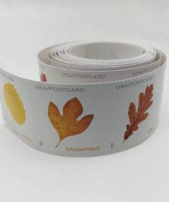 2025 Vibrant Leaves Postcard Stamps Rolls