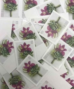 2020 Contemporary Boutonniere Wedding Forever Stamps