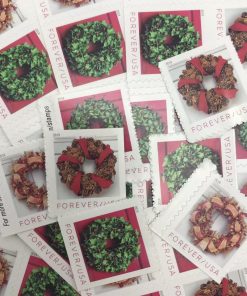 2019 Holiday Wreaths Forever Stamps